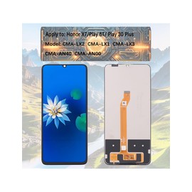 H&LYCYJ Display Bildschirm für Honor X7/Play 6T/ Play 30 Plus CMA-LX1 CMA-LX2 CMA-AN40 CMA-AN00 LCD Bildschirm Ersatz Assembly with kit