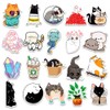 Yerdos Cute Cat Stickers for Kids Water Bottles，50 PCS Vinyl