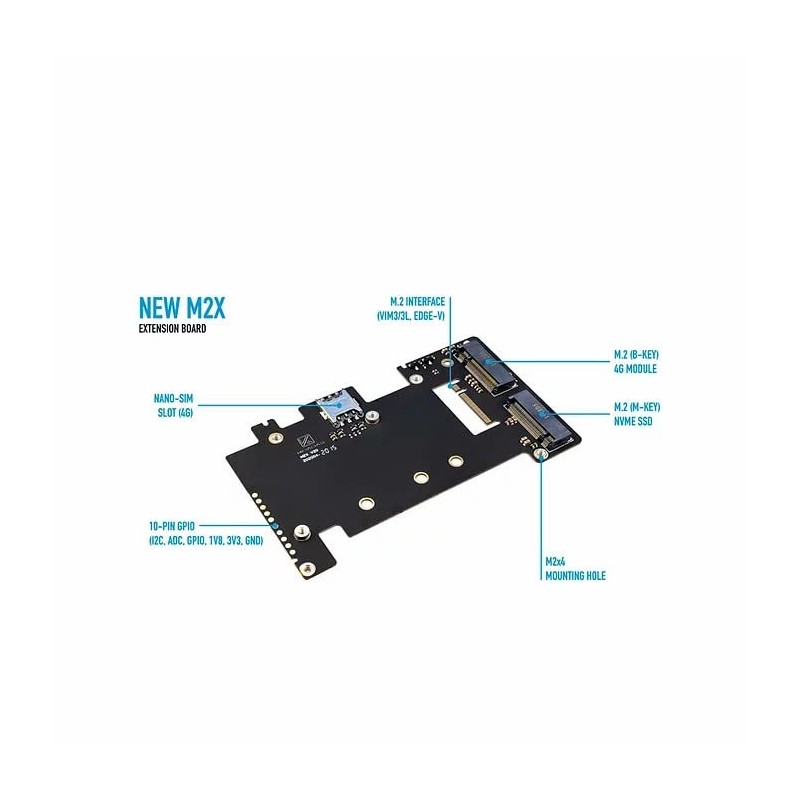 Khadas The M2X Expansion Board is Ultra Thin with M.2