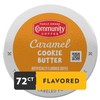 Community Coffee Caramel Cookie Butter Flavored 72 Count, Medium Roast,
