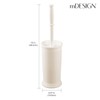 mDesign Toilet Bowl Brush and Holder - Covered Bathroom Brush