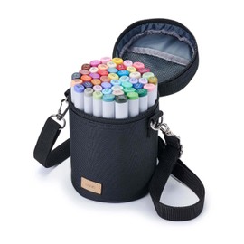 Too Copic Pochette Pencil Case Wallet Black Illustration Marker Marker Pen Pen Case, Black