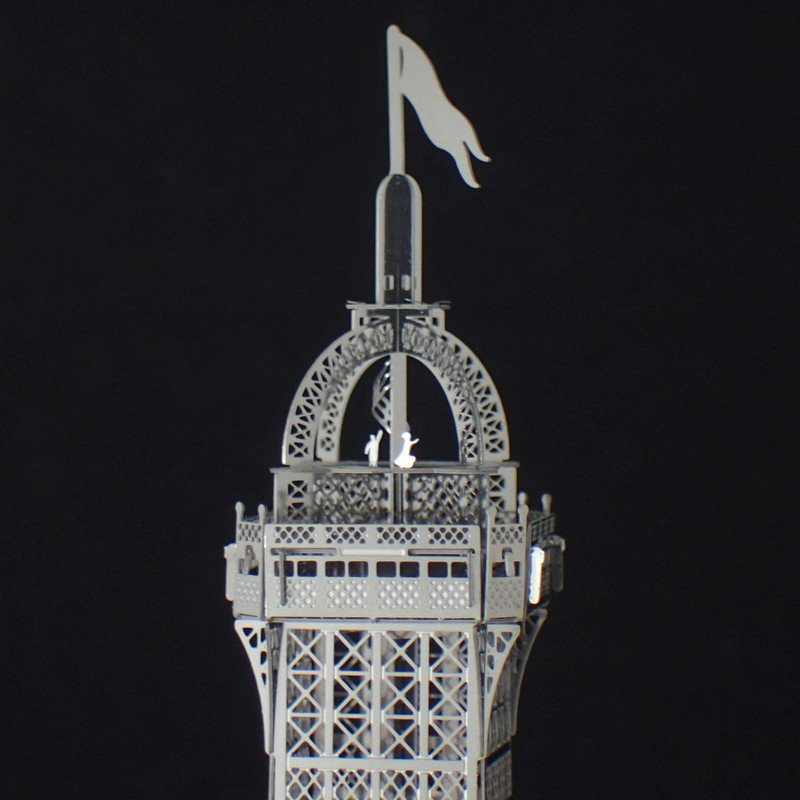 Eiffel Tower - 1/1000 Stainless Steel Scale Model by Aerobase