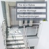 Stainless Steel Round Arch for 42.4 mm Pipes - V2A