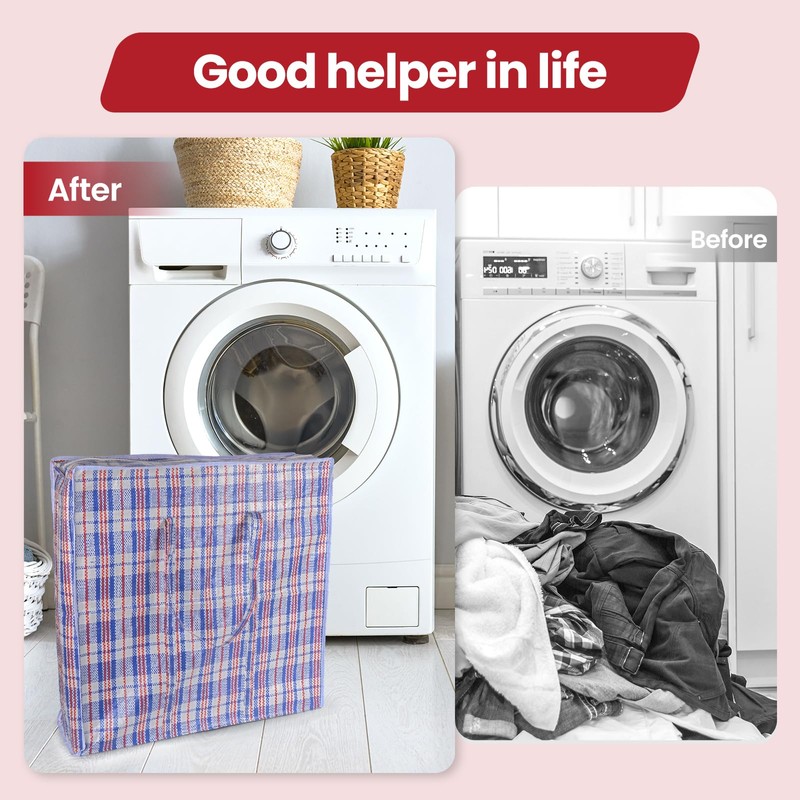 NUTTDOO Laundry and Storage Bag,5 Pack Strong Extra Large Storage