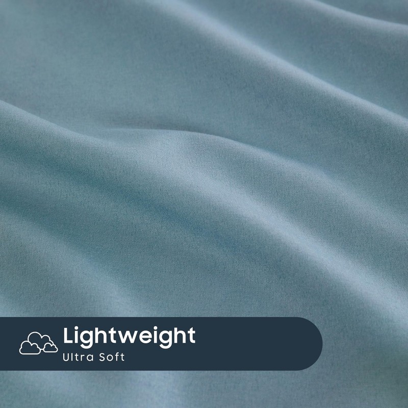 Wake In Cloud - Queen Fitted Sheet Set, 1000TC Ultra