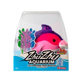 Lansay Zhu Zhu Aquarium - Nina the Dolphin - Mini Universe - Interactive Animal - Ages 4+