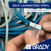 Brady Self-Laminating Vinyl Pre-Sized Labels for Label Printer BMP41/BMP51/BMP53/M511-180 Self