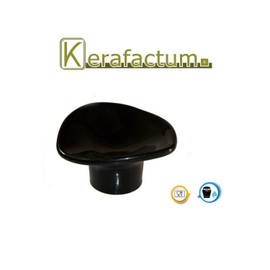 Kerafactum Replacement Handle Lid Universal Lid Handle Pot Lid Pan Lid Replacement Handle Knob Suitable for Glass Lid or Pan Lid in Choice of Colours (Pack of 3, Black)