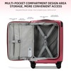 Premium Carry On Luggage, 20 Inch Top Opening Aluminum Frame