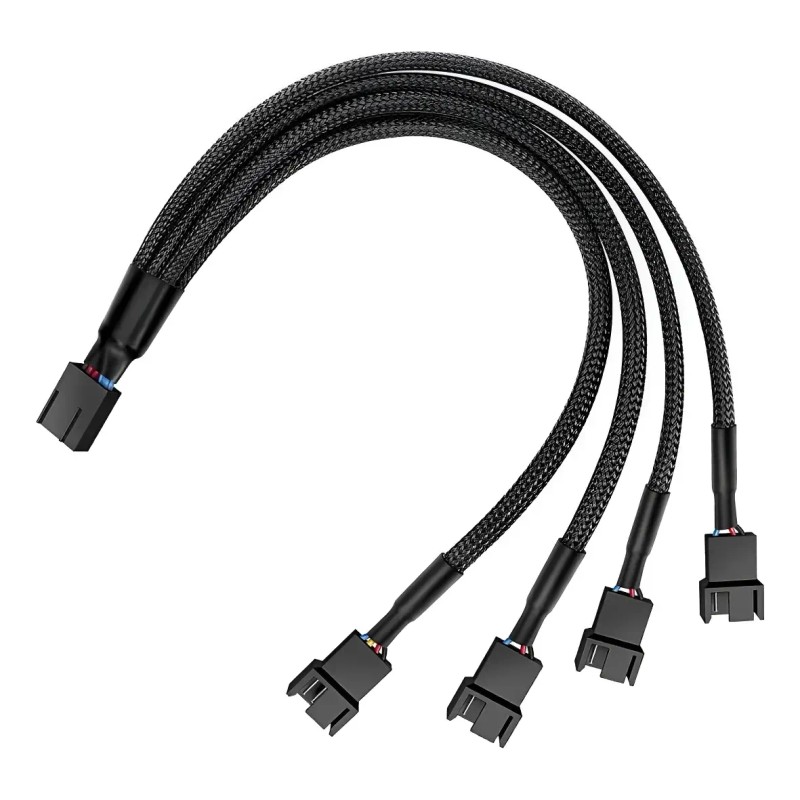 Fan Splitter Cable Divisor Ventilador Pc 4 Pins Pwm 1