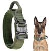 Kokila Collares Tácticos para Perro Ajustable, Mediano, Verde, M