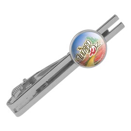 GRAPHICS & MORE The Wizard of Oz Ruby Slippers Logo Round Tie Bar Clip Clasp Tack Silver Color Plated