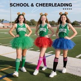 Komorebi Knee High Socks for Women Long Stripes Tube Sport Socks