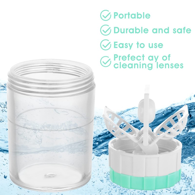 Sibba 5 Pieces Manually Contact Lens Washer Cleaner, Lens Cleaning