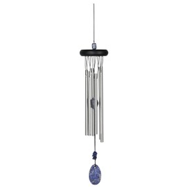 Woodstock Chimes Woodstock Chakra Chime - Lapis, Silber-Schwarz