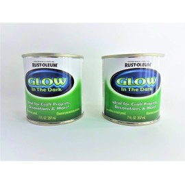 2-Pack of 1/2 pt Rust-Oleum 214945 Specialty Glow In The Dark Paint