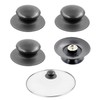 Pot Lid Knobs Replacement Set of 4 Heat Resistant Plastic