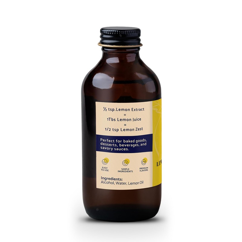 Heart & Harvest Pure Lemon Extract - Sugar Free and