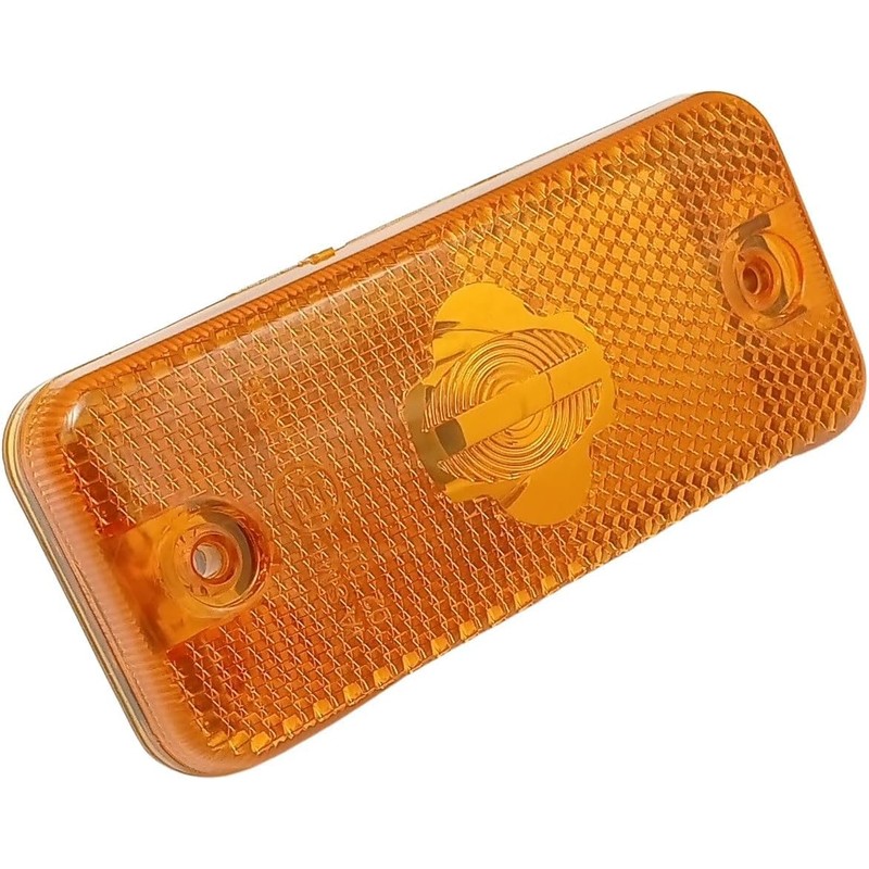 2 x Side Marker Lights Position Lights Orange Galben Reflector