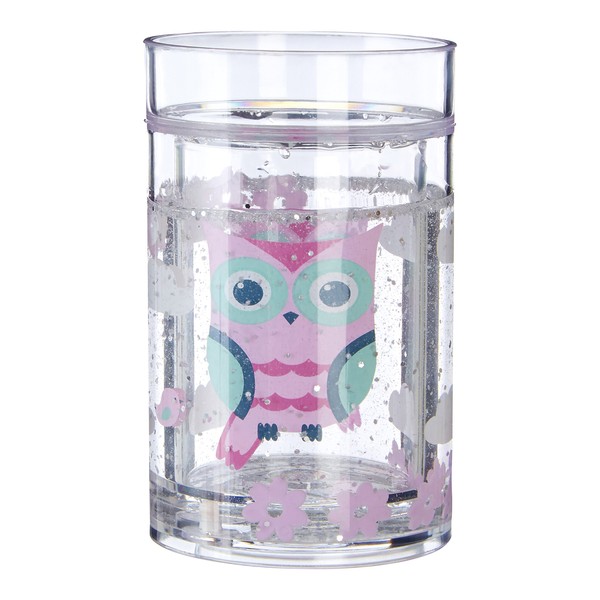 Premier Housewares Happy Owl Kids Drinking Cup, PS-Polystyrene, 7 x 7 x 11 cm