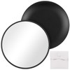 Retro metal compact travel mirror 1x magnification compact portable foldable,