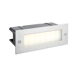 Saxby 78637 Seina Marine Grade Stainless Steel IP44 Outdoor 3.5W Cool White LED Brick Guide Light