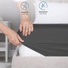 Komfortec Single Fitted Sheet 100% Cotton, 11 inch (30 cm)