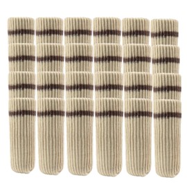 Xing Xing Lian Chair Leg Socks Protectors for Hardwood Floors, Quick to Install, Works on Round & Square Legs – High Elastic Bar Stool Leg Covers – Essential Furniture Pads (Style 2, 24 Pcs)