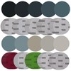 50 Pieces Sandpaper Sanding Pads Sanding Sheets Water Dry 75mm