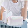 OATIPHO 1Pc Stylish PVC Makeup Bag for Women Toiletry Organizer
