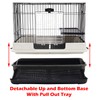X-Large Deluxe 4-Level in/Outdoor Rabbit Hutch Cage for Ferret Squirrel