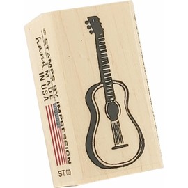 Stamps by Impression Guitar Rubber Stamp