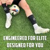JDP Premium 2-in-1 Shin Pads with Stocking Size S Black