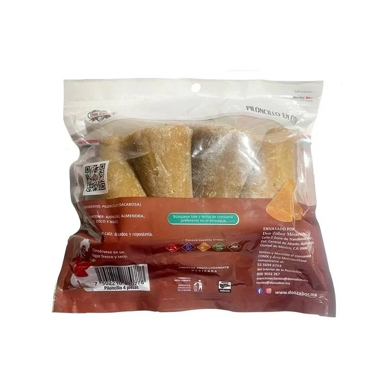 Don Zabor PILONCILLO ENTERO 1kg - 100% Brown Sugar (Premium