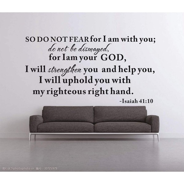Encouraging Bible Verse Isaiah 41:10 Do Not Fear for I