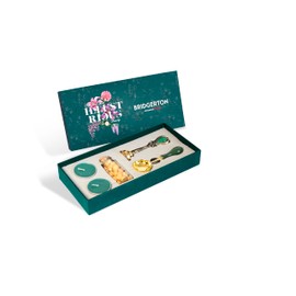 Pigna x Bridgerton,Kit per ceralacca,set timbro cucchiaio e cera