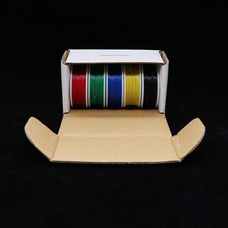 Treedix 59ft Per Roll Copper Wire Wrapping 26AWG Cable Jumper