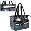 LoDrid Nurse Tote Bag with Bottom Padded Pad, Nurse Bags