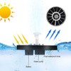 Solar Fountain Light with 8 Nozzles 3.5W 900mAh Colorful Powerful