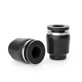 TAILONZ PNEUMATIC 6mm Tube OD Plastic Push-in Connect Tubing Pneumatic Cap Plug Fitting PPF-6 (Pack of 10)