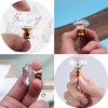 GKONGU Drawer Knobs, Pack of 10 Crystal Glass Door Knobs,