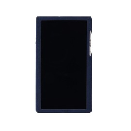 Dignis for Astell&Kern AK A&Futura SE100 Alcantara Genuine Leather Case Cover + Top/Bottom Protection Film (Dark Navy)