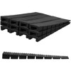 TEHAUX 20pcs Plastic Shims, Black Leveling Wedges, Furniture Shims for