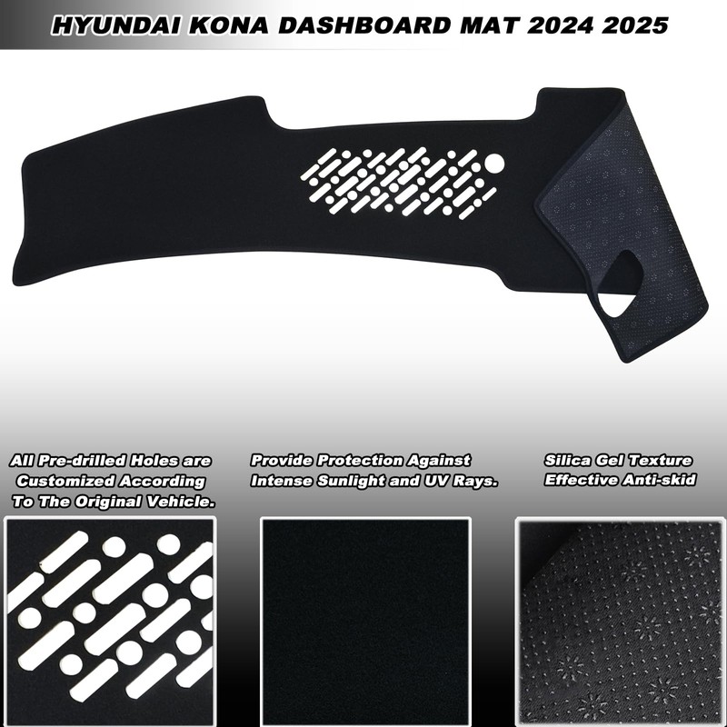 KEEGTBOX Dashboard Dash Board Cover Mat Carpet UV Rays Protector