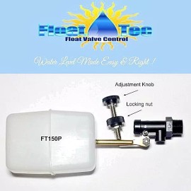 Float-Tec, Control Devices EZ Adjust ABS plastic MP auto fill Swimming Pool Float valve