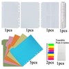 Leather Notebook Binder A5, PU Leather Refillable Notebook Ring Binder