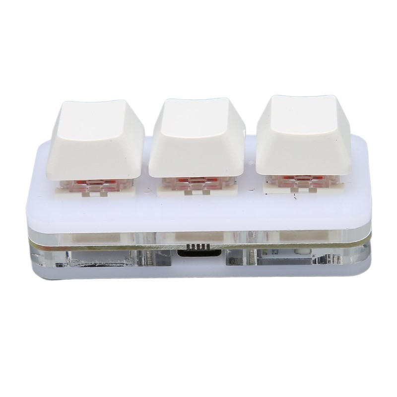 USB 3 Key Mini Keypad RGB LED Backlight Supports Hot