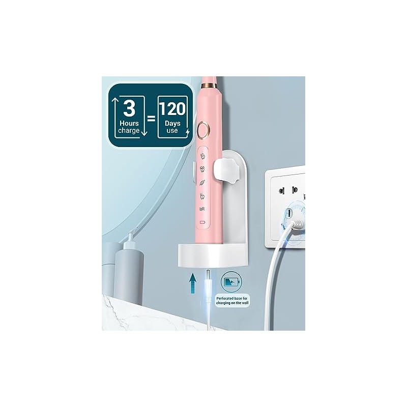 Rtauys Sonic - Cepillos de dientes eléctricos recargables para adultos