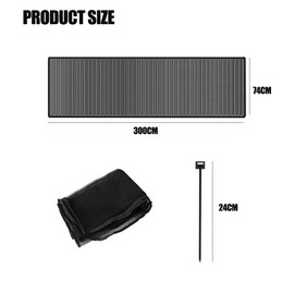 3 Metre Stair Protection Net, Stair Railing Safety Net, Stair Railing Fence Mesh, Safety Net for Children, Protective Net, Stairs, Baby Balcony Net (Black)